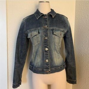Silver Jeans Dark Blue Jean Jacket